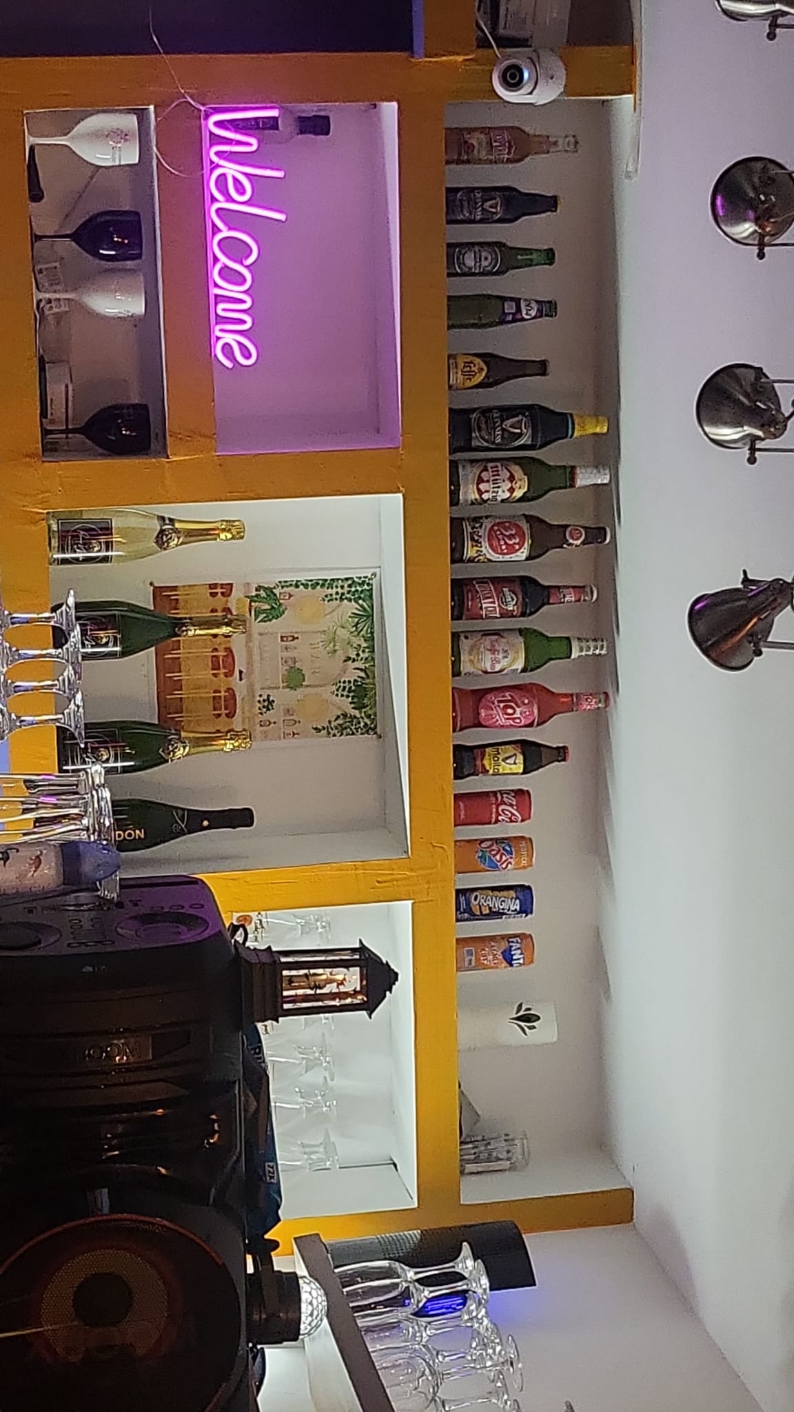 Bar et bouteilles